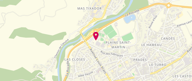 Plan de Piscine municipale, Allée Plaine Saint Martin, 66500 Prades