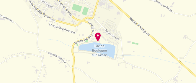 Plan de Piscine Municipale, Avenue Lac, 31350 Boulogne-sur-Gesse