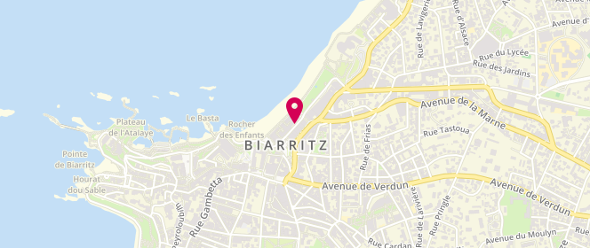 Plan de Piscine municipale Emile Lamothe, Boulevard du Général de Gaulle, 64200 Biarritz