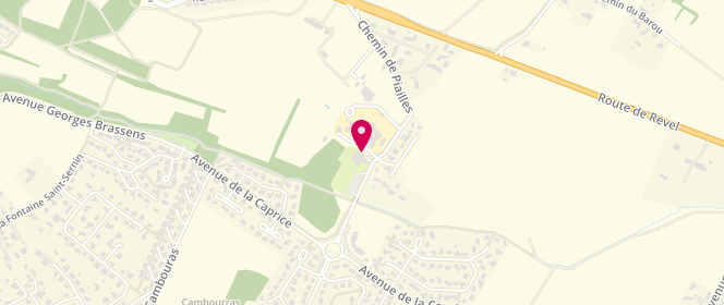 Plan de Piscine municipale, Chemin Pailles, 31650 Saint-Orens-de-Gameville