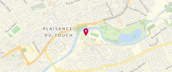 Plan de Piscine municipale, Avenue Montaigne, 31830 Plaisance-du-Touch