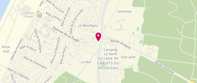 Plan de Piscine Aquatics Landes, Route de la Plage, 40530 Labenne