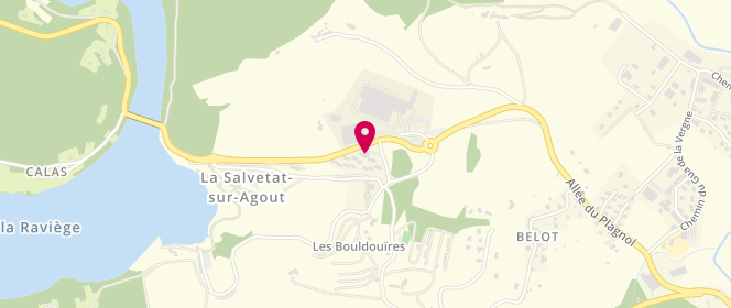 Plan de Piscine municipale, Les Bouldouires, 34330 La Salvetat-sur-Agout