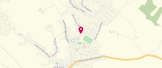 Plan de Piscine municipale, 4 Chemin Callève, 31590 Verfeil