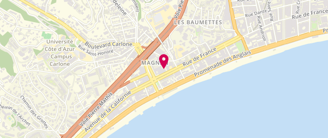 Plan de Piscine municipale Jean Médecin, 178 Rue de France, 06000 Nice