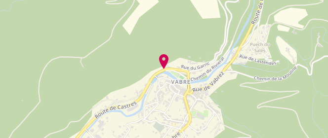 Plan de Piscine municipale, 6 Route Castres, 81330 Vabre