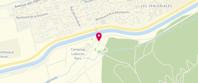 Plan de Piscine des Bois, Avenue des Bois, 13350 Charleval