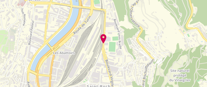 Plan de Piscine municipale Saint Roch, 17 Boulevard Pierre Sémard, 06300 Nice