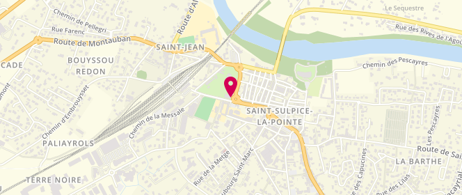 Plan de Piscine municipale, Avenue Auguste Milhès, 81370 Saint Sulpice