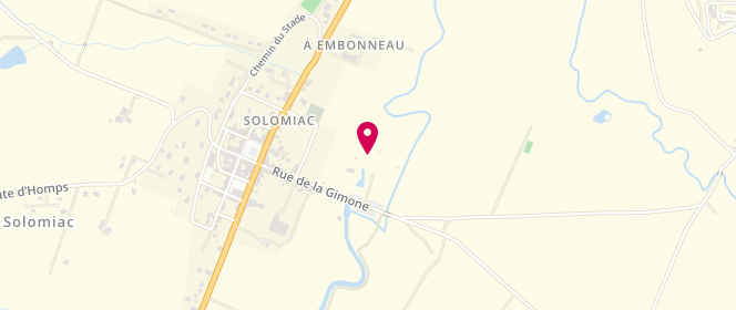 Plan de Base de loisirs, Route de Sarrant, 32120 Solomiac