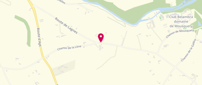 Plan de Piscine municipale, Route Lagnes, 84800 Fontaine-de-Vaucluse