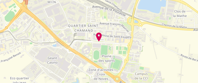 Plan de Stade nautique, Avenue Pierre de Coubertin, 84000 Avignon