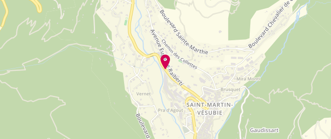 Plan de Parc aquatique - Piscine Vesúbia Mountain Park, Allée du Docteur Fulconis, 06450 Saint-Martin-Vésubie