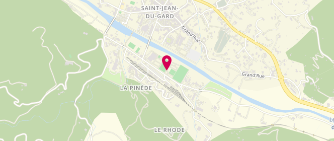 Plan de Piscine municipale, Avenue de la Résistance, 30270 Saint-Jean-du-Gard
