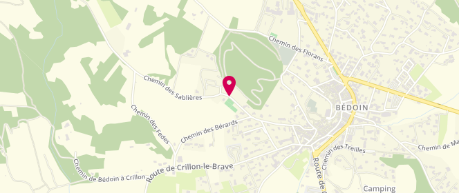 Plan de Piscine municipale, 502, Chemin des Sablières, 84410 Bédoin
