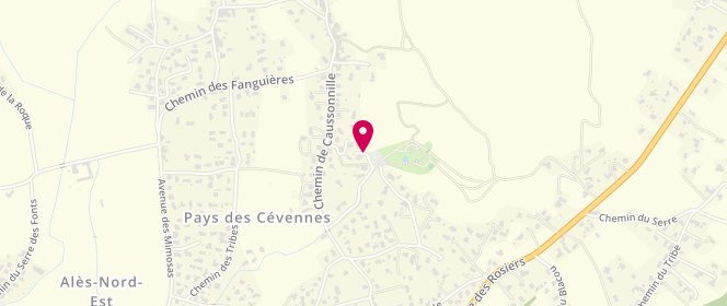 Plan de Piscine municipale d'Été, Site du Carabiol, 30340 Saint-Julien-les-Rosiers