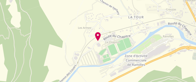Plan de Piscine municipale, Quartier du Chapitre, 48000 Mende
