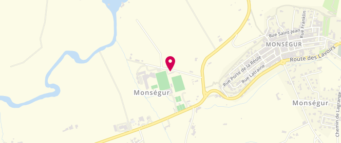 Plan de Piscine municipale, Monlot, 33580 Monségur