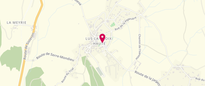 Plan de Piscine municipale, Le Village, 26620 Lus-la-Croix-Haute