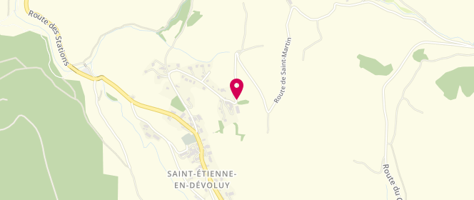 Plan de Piscine municipale, Base de Loisirs, 05250 Saint-Étienne-En-Dévoluy