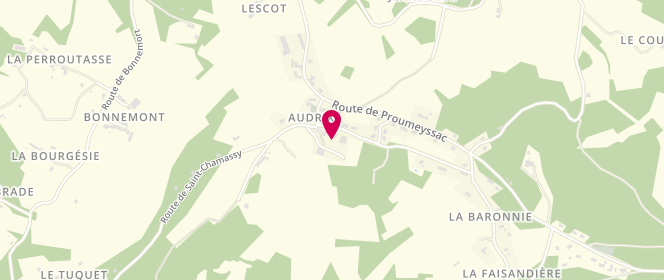 Plan de Piscine municipale, Bourg, 24260 Audrix