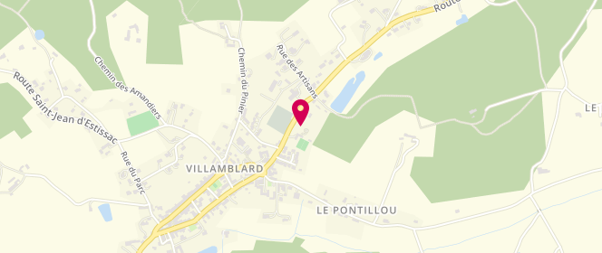 Plan de Piscine municipale, 160 Route de Périgueux, 24140 Villamblard