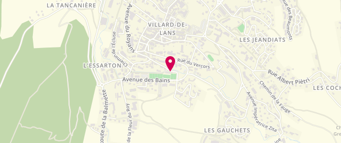 Plan de Piscine espace Loisir, 101 Place Ravaud, 38250 Villard-de-Lans