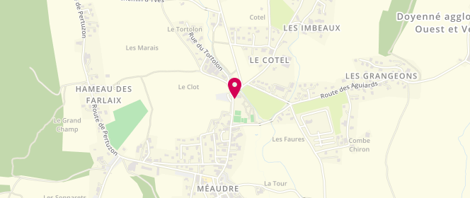 Plan de Piscine municipale, Le Cottel, 38112 Méaudre