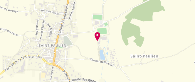 Plan de Centre Aquarécréatif, Le Chomeil, 43350 Saint-Paulien