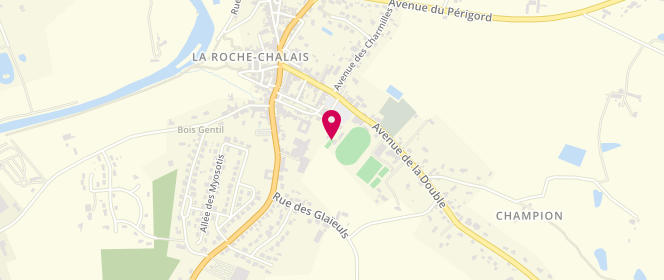 Plan de Piscine municipale, Avenue du Stade, 24490 La Roche-Chalais