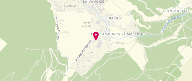 Plan de Piscine municipale, 159 Route du Plateau, 73710 Pralognan-la-Vanoise
