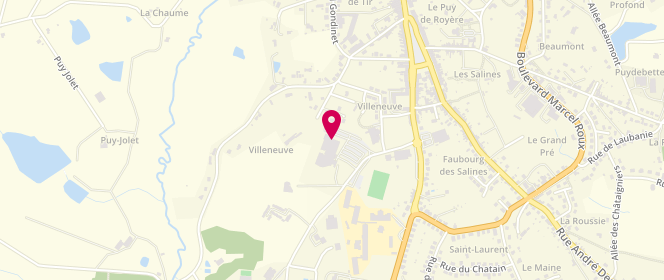 Plan de Piscine Villa Sport, Rue de la Piscine, 87500 Saint-Yrieix-la-Perche