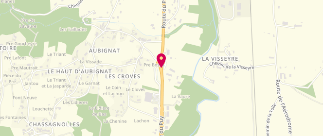 Plan de Piscine municipale, Route du Puy, 63600 Ambert
