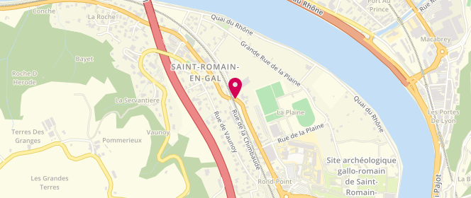 Plan de Stade nautique, Route Nationale, 69560 Saint-Romain-en-Gal