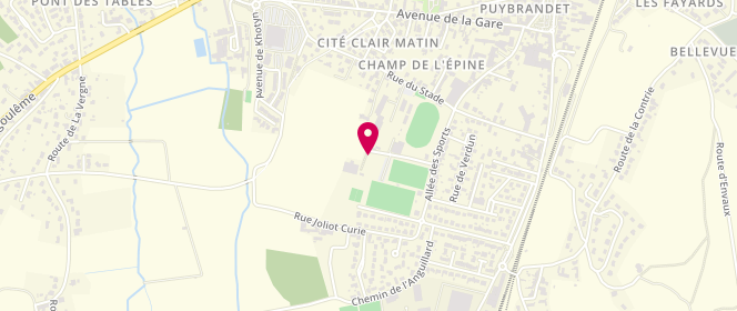 Plan de Piscine municipale, Rue du Stade, 16400 La Couronne