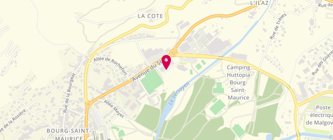 Plan de Centre Nautique, Rue Saint Jean, 73700 Bourg-Saint-Maurice