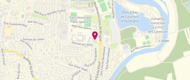 Plan de Piscine Androsace, 2, Rue de l'Astragale, 63800 Cournon-d'Auvergne