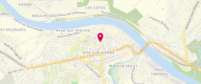 Plan de Piscine municipale, Place du Champ de Foire, 87700 Aixe-sur-Vienne