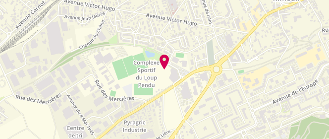 Plan de Piscine Origami, 196 Avenue de l'Hippodrome, 69140 Rillieux-la-Pape