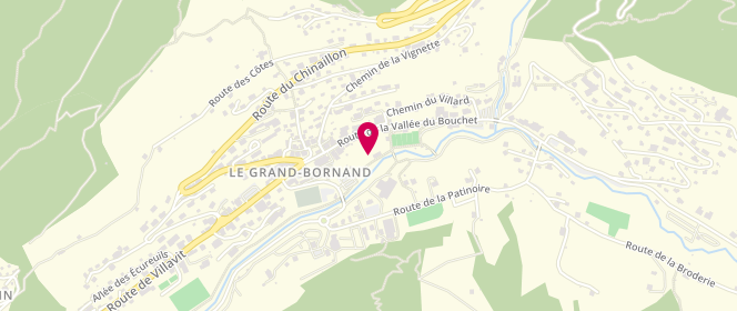 Plan de Piscine municipale, Le Grand-Bornand Village Chef-Lieu, 74450 Le Grand-Bornand