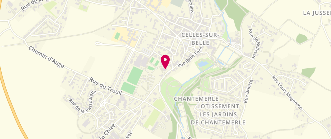 Plan de Piscine municipale, 1 Avenue de Limoges, 79370 Celles-sur-Belle