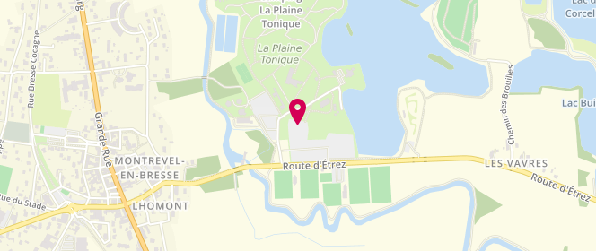 Plan de Piscine municipale, La Plaine Tonique, 01340 Malafretaz