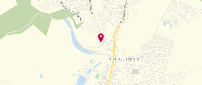 Plan de Piscine municipale, 9 Route Nouaillé, 86340 Nieuil-l'Espoir