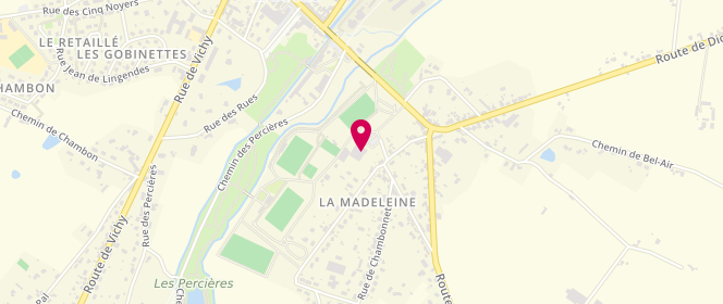 Plan de Piscine municipale, La Madeleine, 03290 Dompierre-sur-Besbre