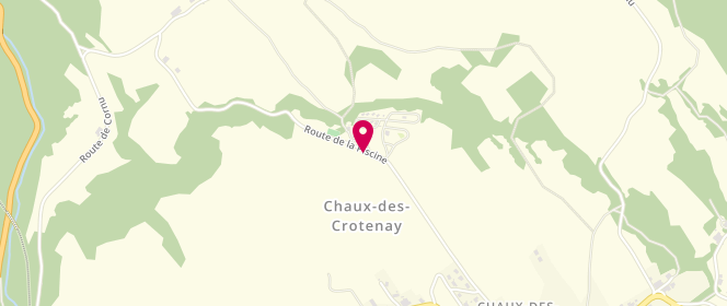 Plan de Piscine municipale, Route de la Piscine, 39150 Chaux-des-Crotenay