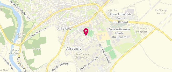 Plan de Piscine municipale, Rue Pierre Laille, 79600 Airvault