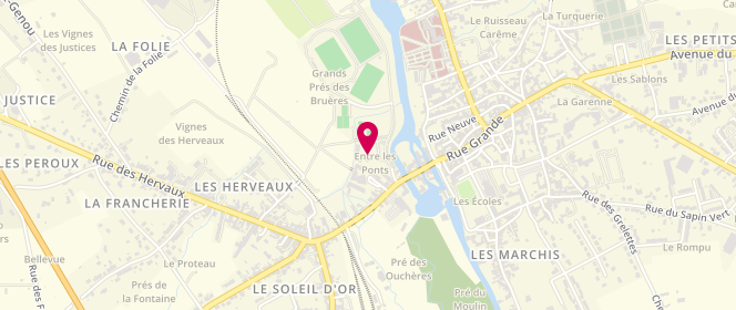 Plan de Piscine municipale, Place Verdun, 36500 Buzançais