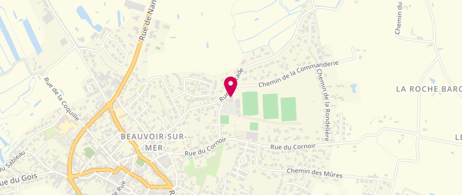 Plan de Piscine municipale, 48 Rue du Stade, 85230 Beauvoir-sur-Mer