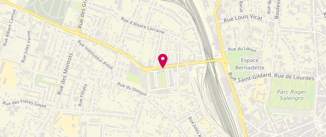 Plan de Piscine Aquabalt, 7 Ter Rue du 13e-De-Ligne Site Cobalt, 58000 Nevers