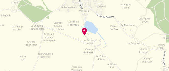 Plan de Piscine municipale, 33 Rue Victor Hugo, 58270 St-Benin-D'azy